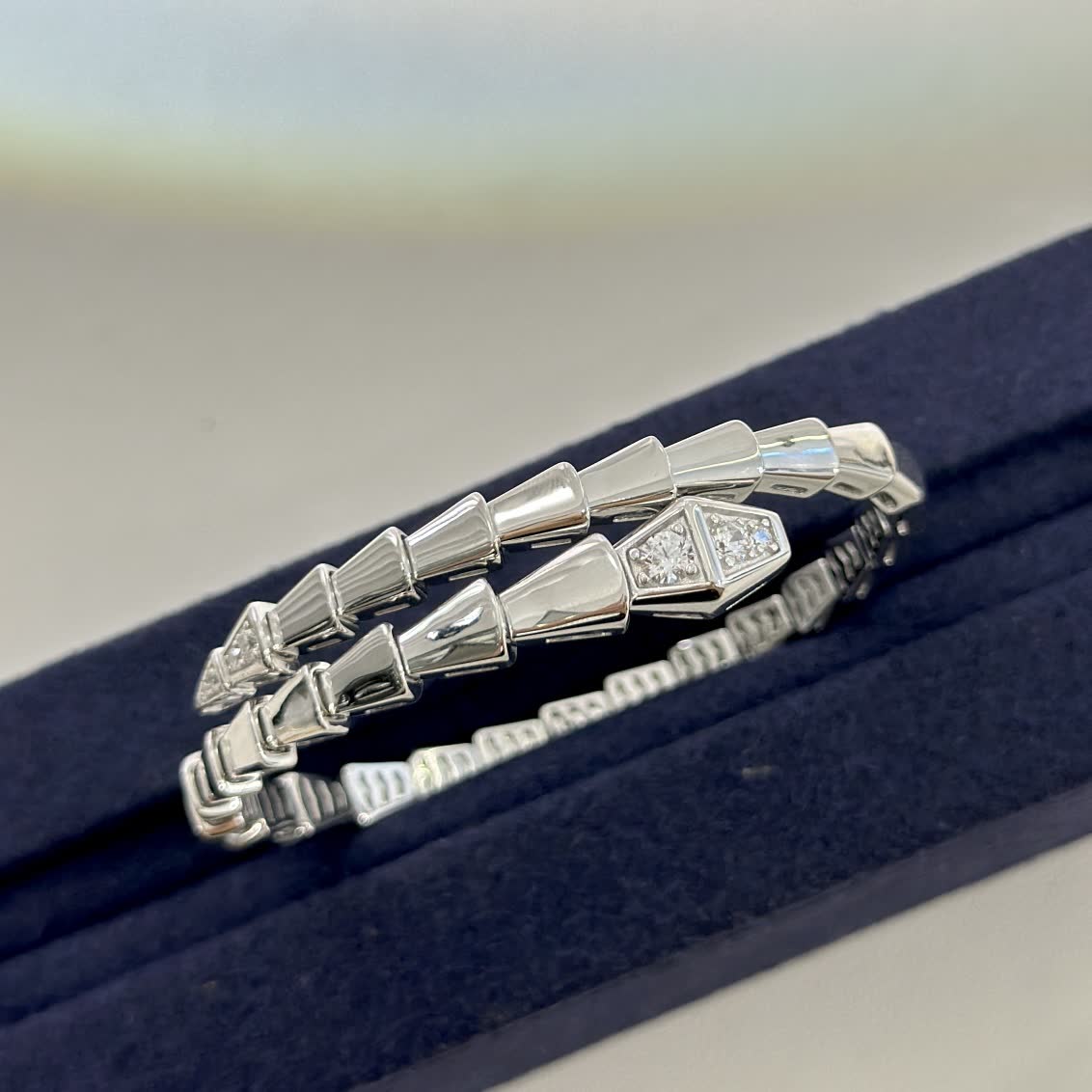 Tiffany & Co. Elsa Peretti® Diamond Open Cuff Bracelet Tiffany & Co. Elsa Peretti® Diamond Open Cuff Bracelet
